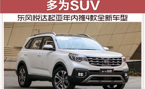 东风悦达起亚年内推4款全新车型 多为SUV